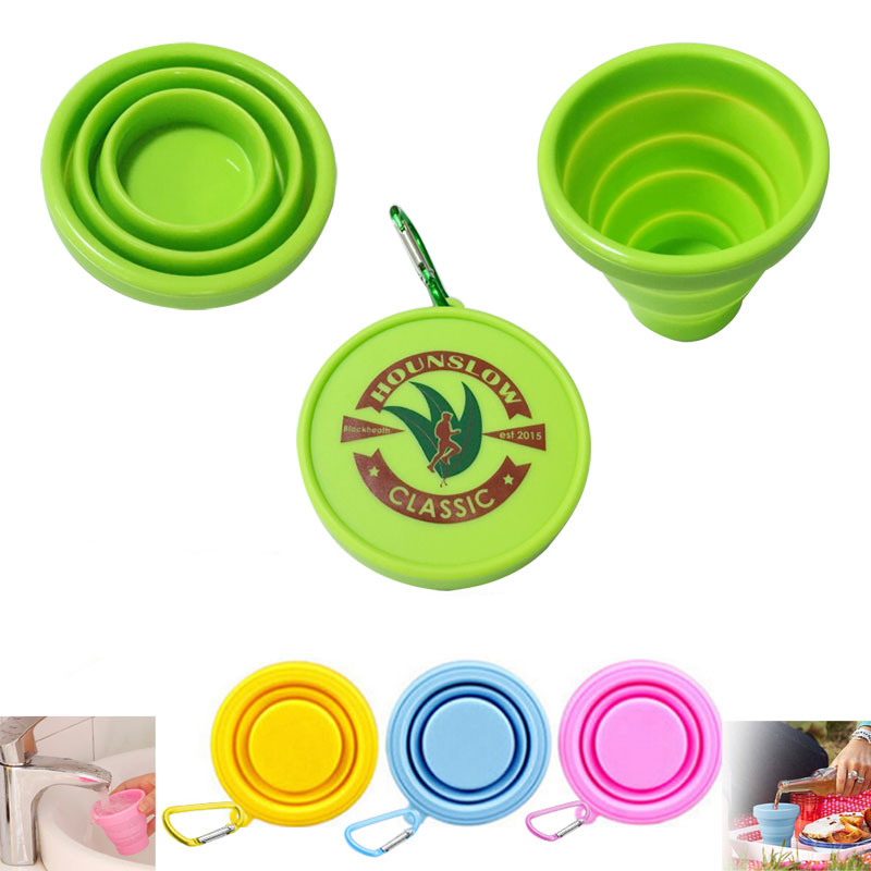 Foldable silicone cup