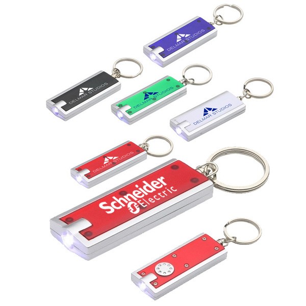 LED flashlight keychain