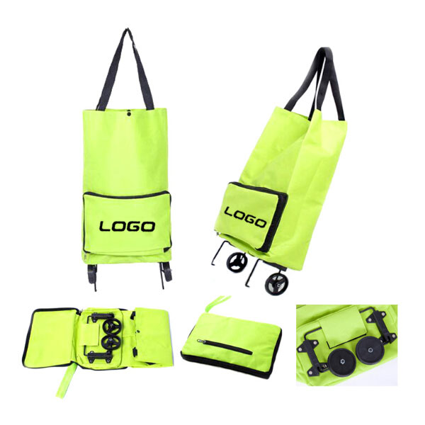 Foldable shopping cart bag