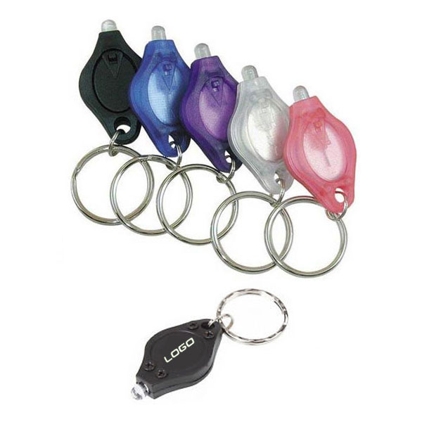 Mini flashlight keychain