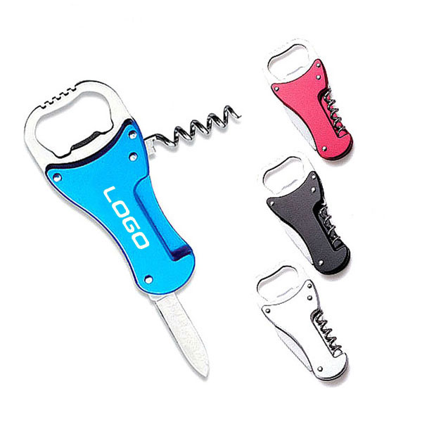 Multifunctional bottle opener