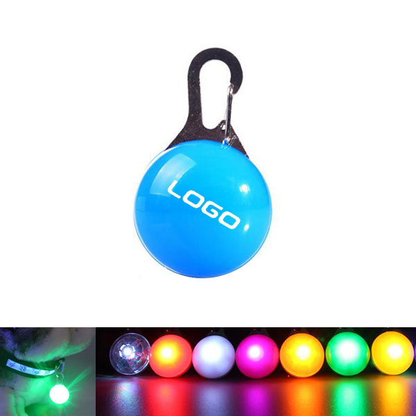 Pet safety LED collar pendant