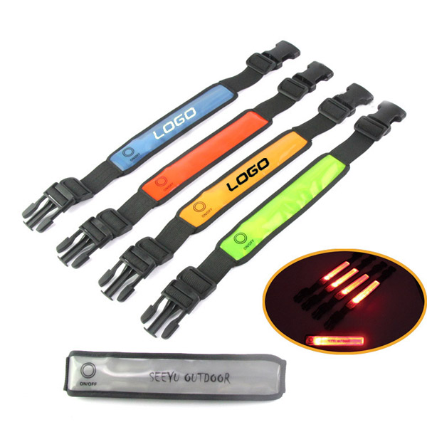 Reflective LED safety armband