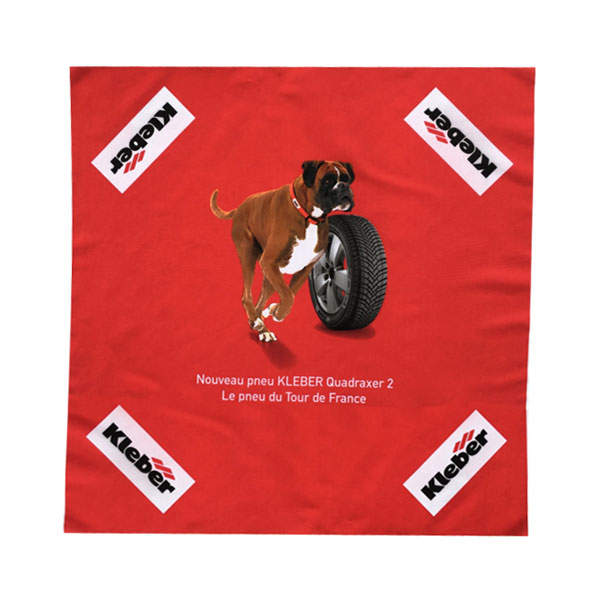 Full color imprint polyester bandana