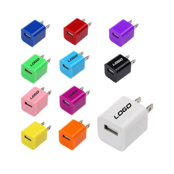 Portable USB wall charger