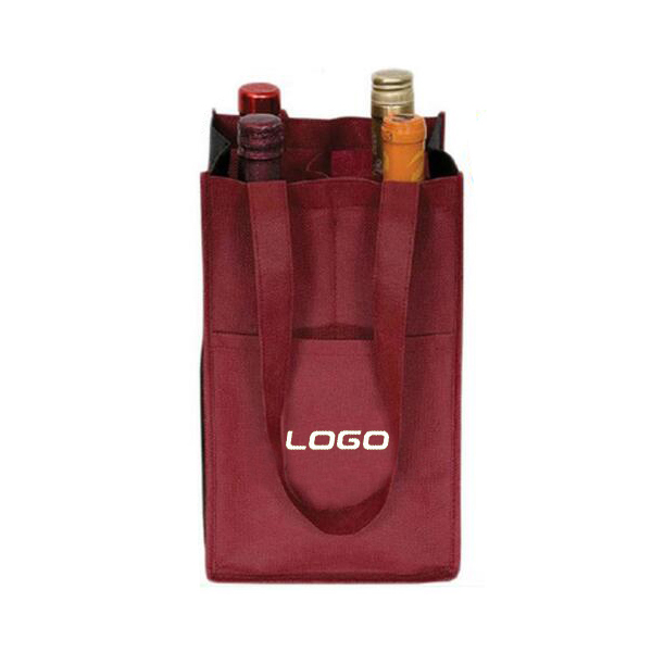 4-Bottle wine tote bag