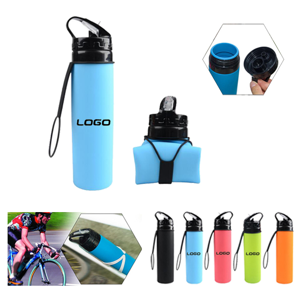 Silicone Foldable Water Bottle