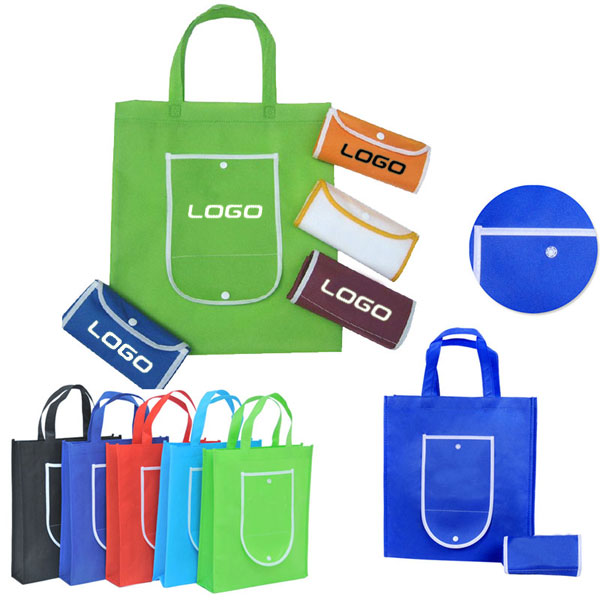 Foldable non-woven shopping bag