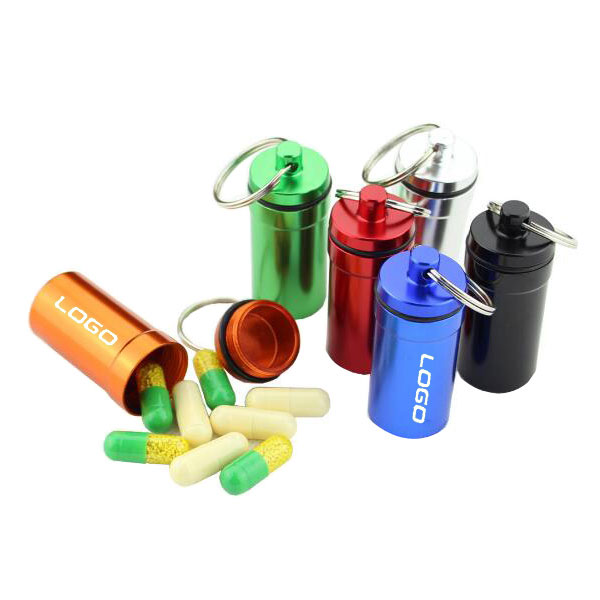 Aluminum alloy pill holder