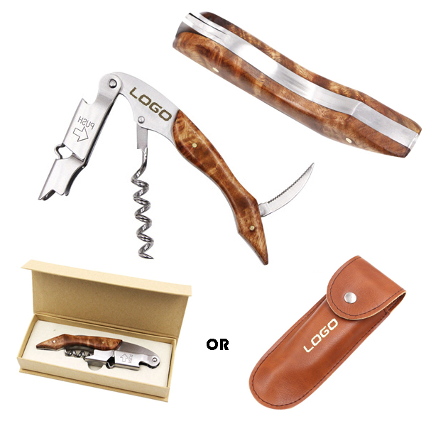 Natural Wood Waiters Corkscrew