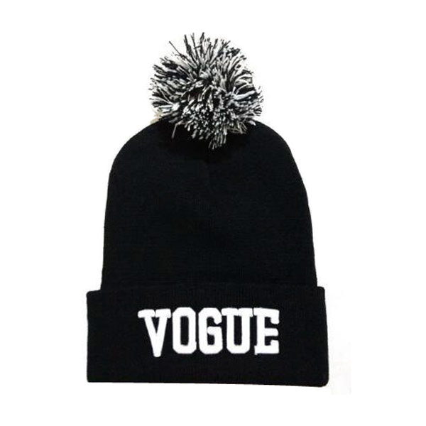 Pom Beanie with Cuff