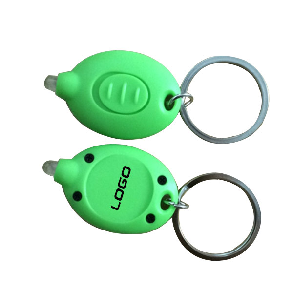 Turtle shaped mini LED flashlight keychain