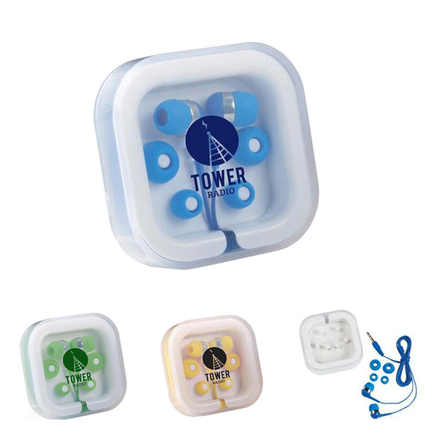Earphone with Square Case