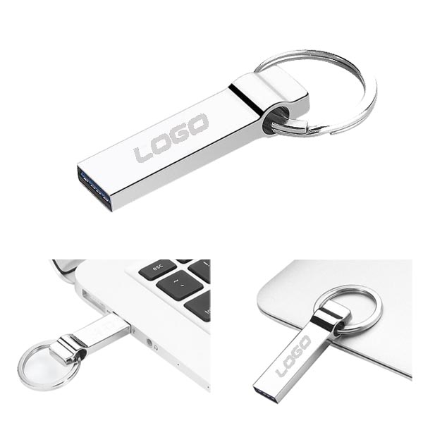 Metal USB Flash Drive Keychain