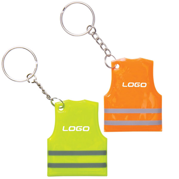 Customized Shaped Reflective Key Tag